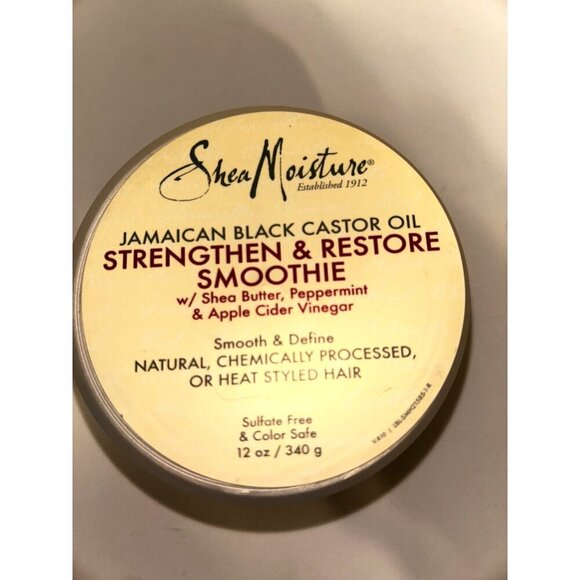 Shea Moisture Jamaican Black Castor Oil Strengthen & Restore Smoothie NEW - Picture 2 of 6